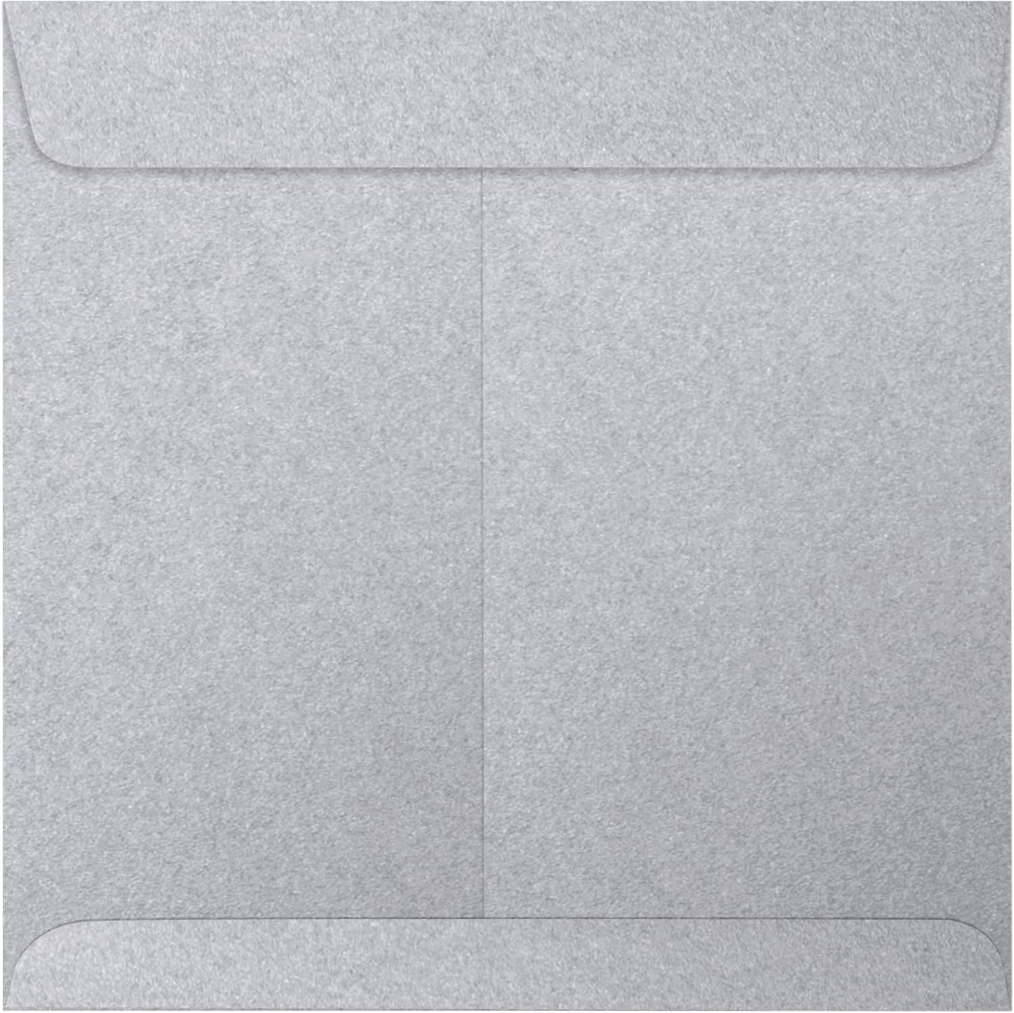 LUXPaper Square Invitation Envelopes | Peel & Press | 8 1/2" x 8 1/2" | Silver Metallic | 80lb. Text | 50 Qty