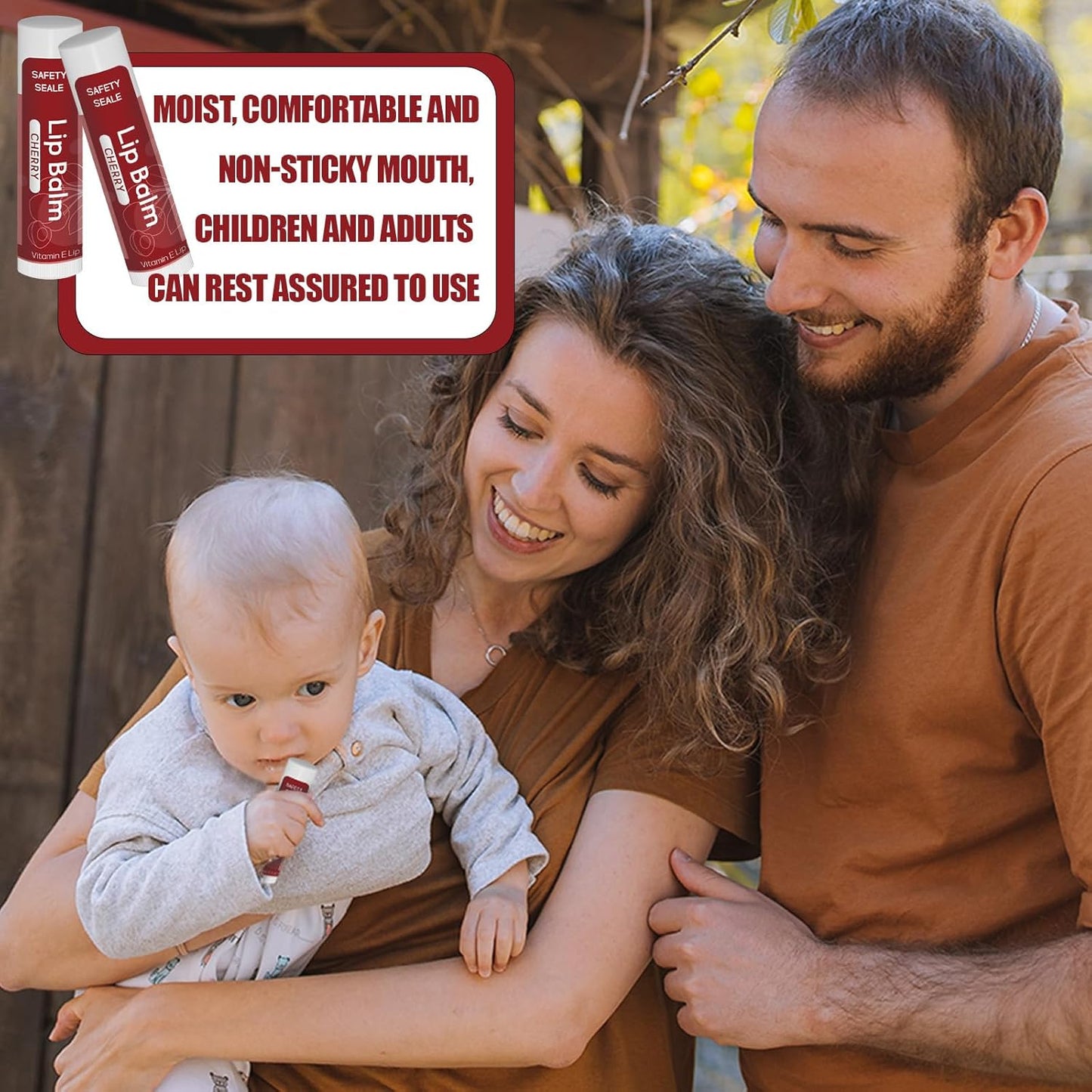 20 Pack Natural Lip Balm Bulk with Vitamin E and Coconut Oil Valentine's Day best choice - Moisturizing, Soothing, and Repairing Dry and Chapped Lips - 10 Flavors - Non-GMO