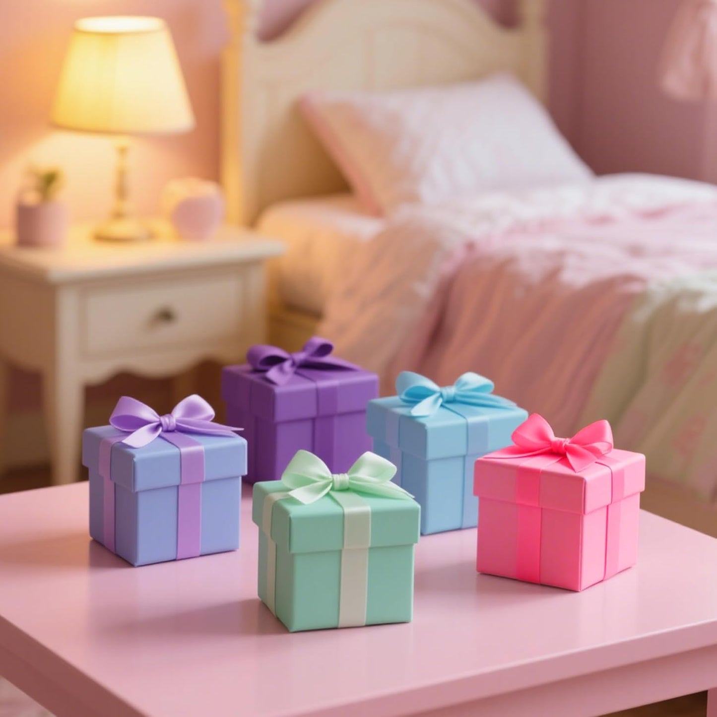 3/8" 6 Colors X 25 Yards Pink Green Blue Satin Ribbon,150 Yards Assorted Colors Satin Ribbons for Flower Bouquet,Ribbons for Gift Wrapping Happy Birthday Party Decorations