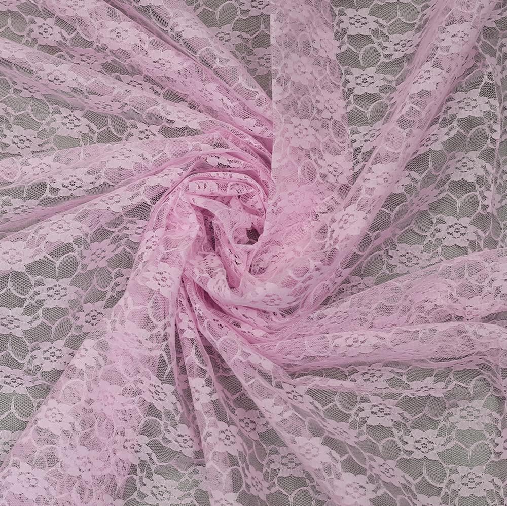 MDS Pack of 12 Wedding 12 x 108 inches Satin Table Runner for Wedding, Decorations for Birthday Parties, Banquets, Graduations, Engagements, Runners fit Rectangle, Round Table- Blush Pink