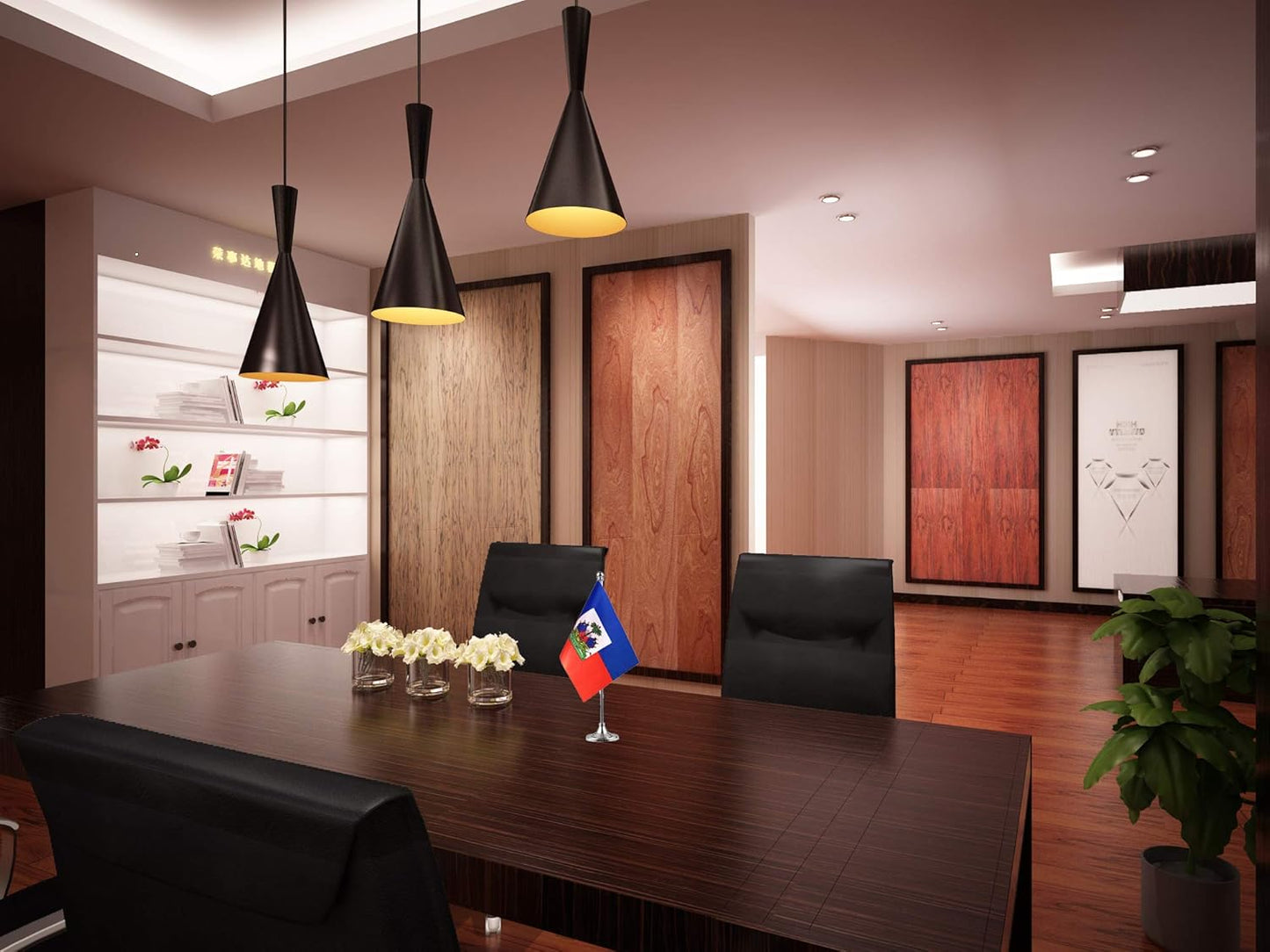 Haiti Haitian Flag Table Desk Flags,Office Flag,International World Country Flags Banners,Festival Events Celebration,Office Desk Home Decoration