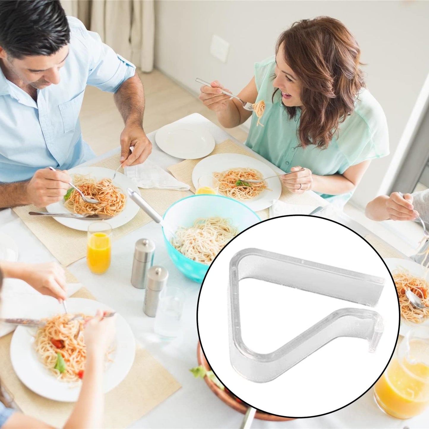 48 Pieces Transparent Clear Tablecloth Clips, Plastic Table Cloth Clips,Windproof Table Cover Holder Clamps,Table Cloth Holder for Christmas Home Wedding Party Indoor Outdoor Camping Picnic (Large)