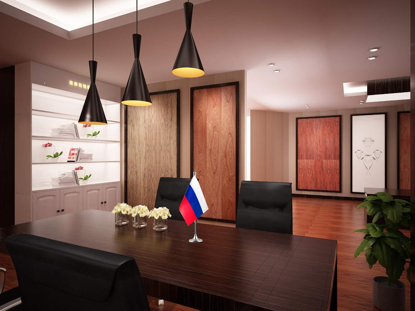 Russia Russian Flag Table Desk Flags,Office Flag,International World Country Flags Banners,Festival Events Celebration,Office Desk Home Decoration