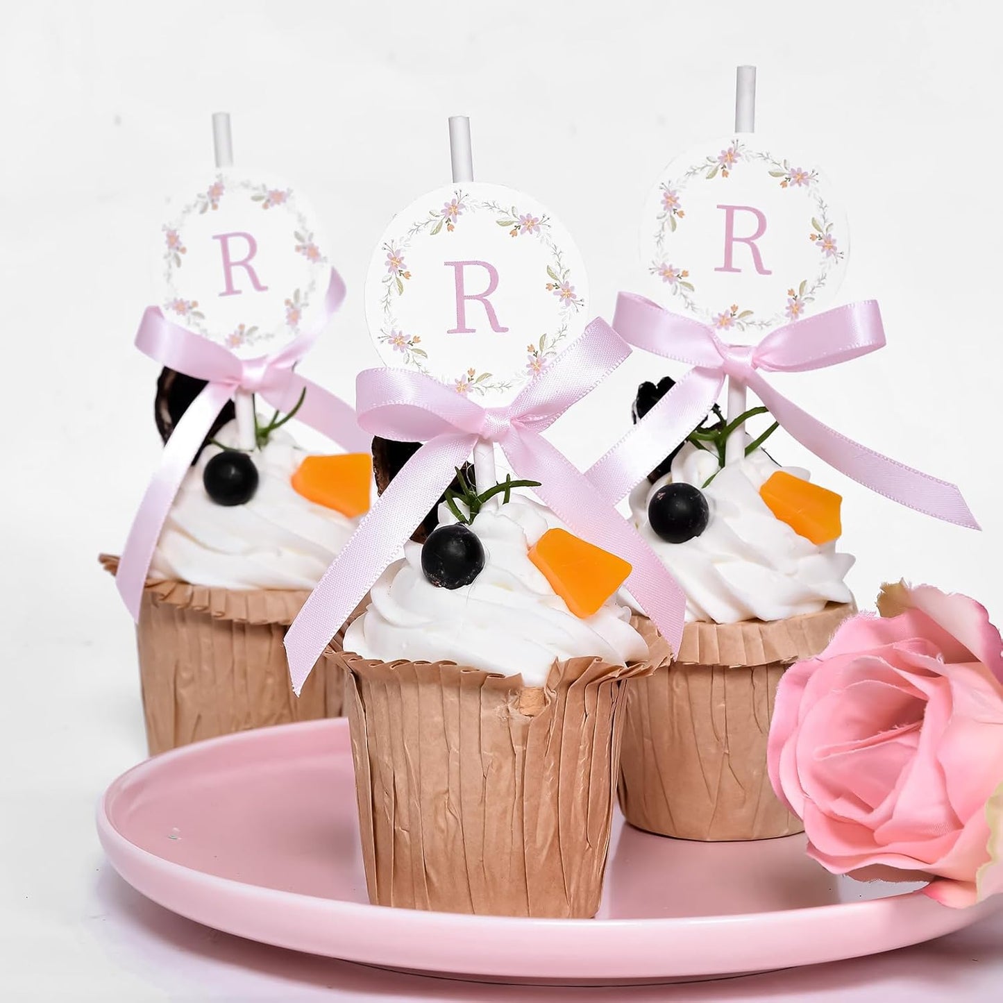 Ribest Pink Double Faced Satin Ribbon Set, 3/8 Inch White, Light Pink, Pink, Hot Pink, Fuchsia Ribbons for Valentine's Day Gift Wrapping Crafts Wedding Baby Shower, 5 Rolls × 10 Yards Total 50 Yards