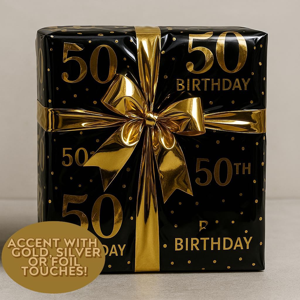 Gold Metallic Streamer, 2 Inches Wide x 500 Feet Long