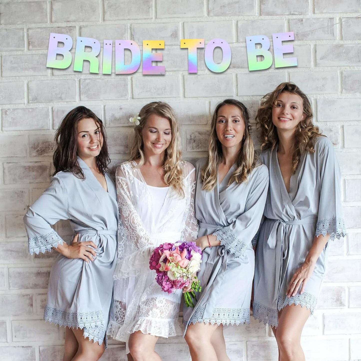 BEISHIDA 116 PCS A-Z Glitter Laser Silver DIY Letter Banner Kit Make Your Own Banner,Including 111 Letters and Numbers 3 Rope and 2 Threading Device,Customized for Birthday Graduation Wedding Party Decor