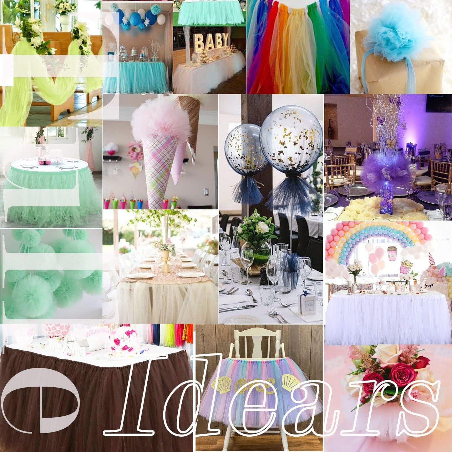 Red Tulle Fabric Rolls 6 Inch by 100 Yards (300 feet) Fabric Spool Tulle Ribbon for Christmas Gift Wrapping DIY Tutu Bow Baby Shower Birthday Party Wedding Decorations Craft Supplies