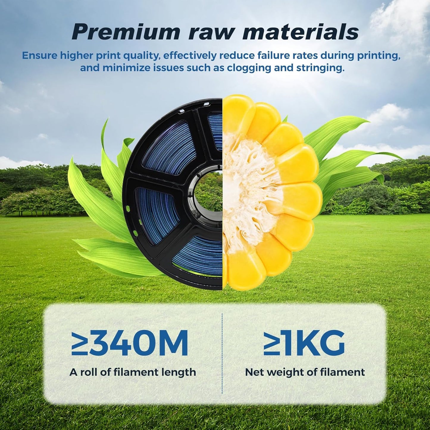 FLASHFORGE Rapid PLA Filament 1.75mm +/- 0.02mm Burnt Titanium & Nebula Purple Gradient, Max 500mm/s High Speed Printing, 3D Printer Filament 1kg(2.2lbs), Changing Colors with Light