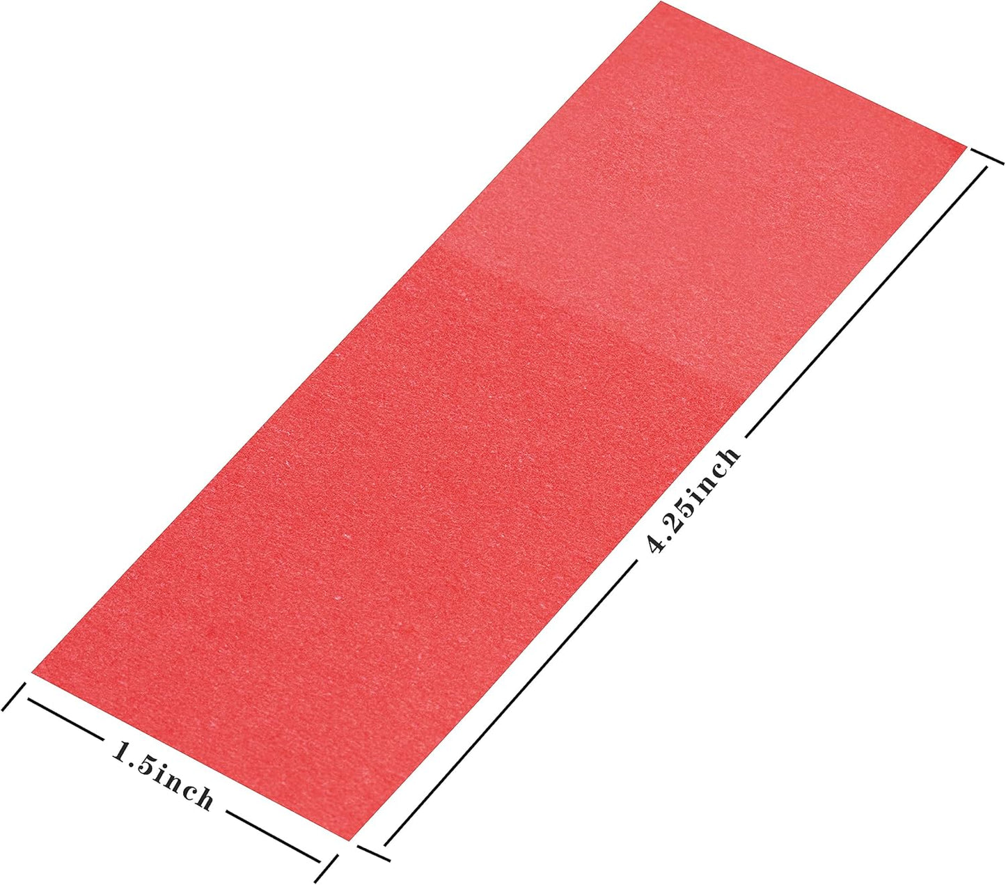 Germiwipe Paper Napkin Band Box of 500,Napkin Rings Self Adhesive,Silverware Wraps Bands (Red, Red-500pcs)