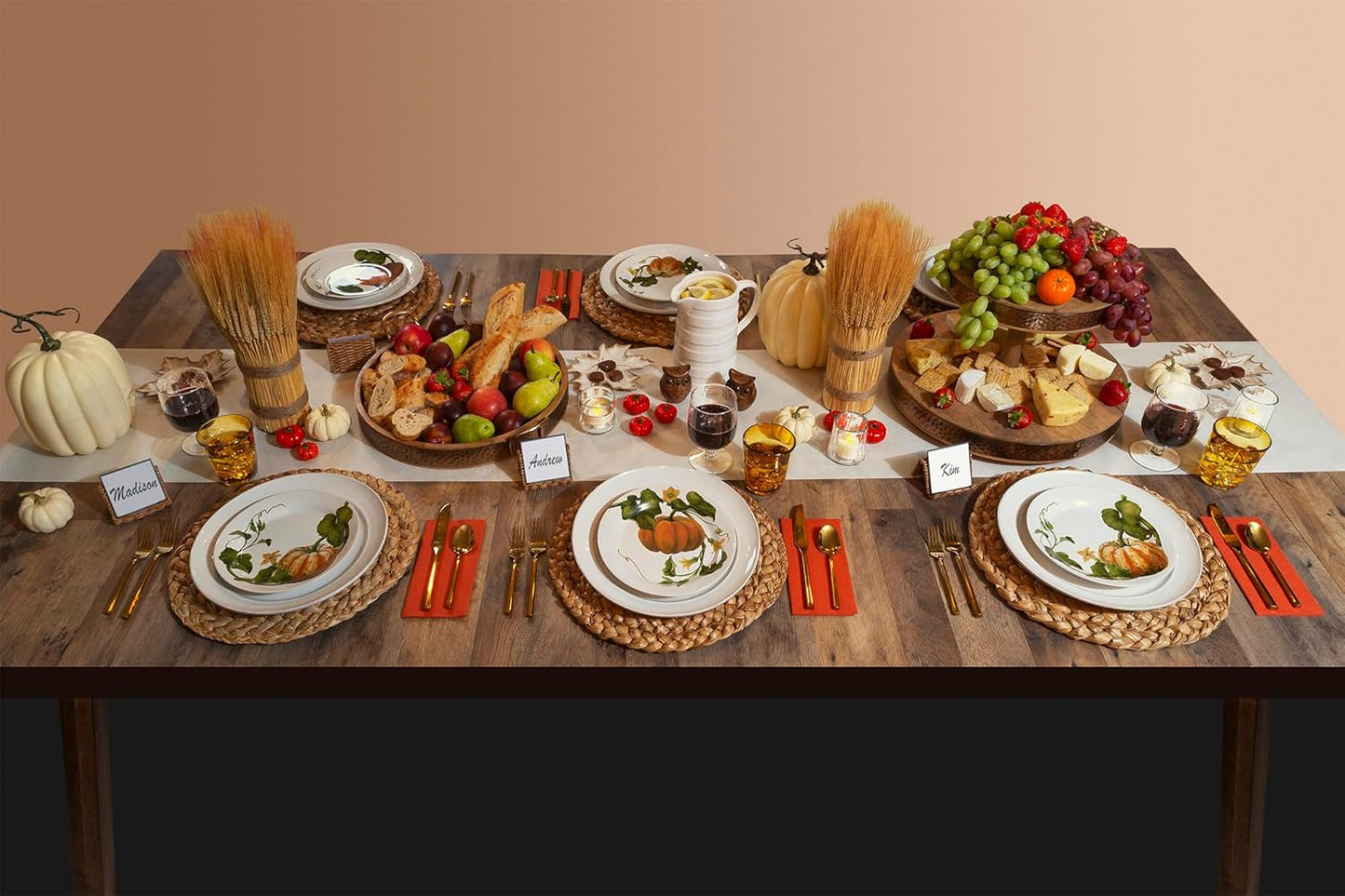 American Homestead Paper Table Runner Roll - 78 ft. Disposable Linen-Like Table Cover Roll - 20 Perforated Table Runners (16" x 48") for Parties, Weddings, and Events - Burgundy