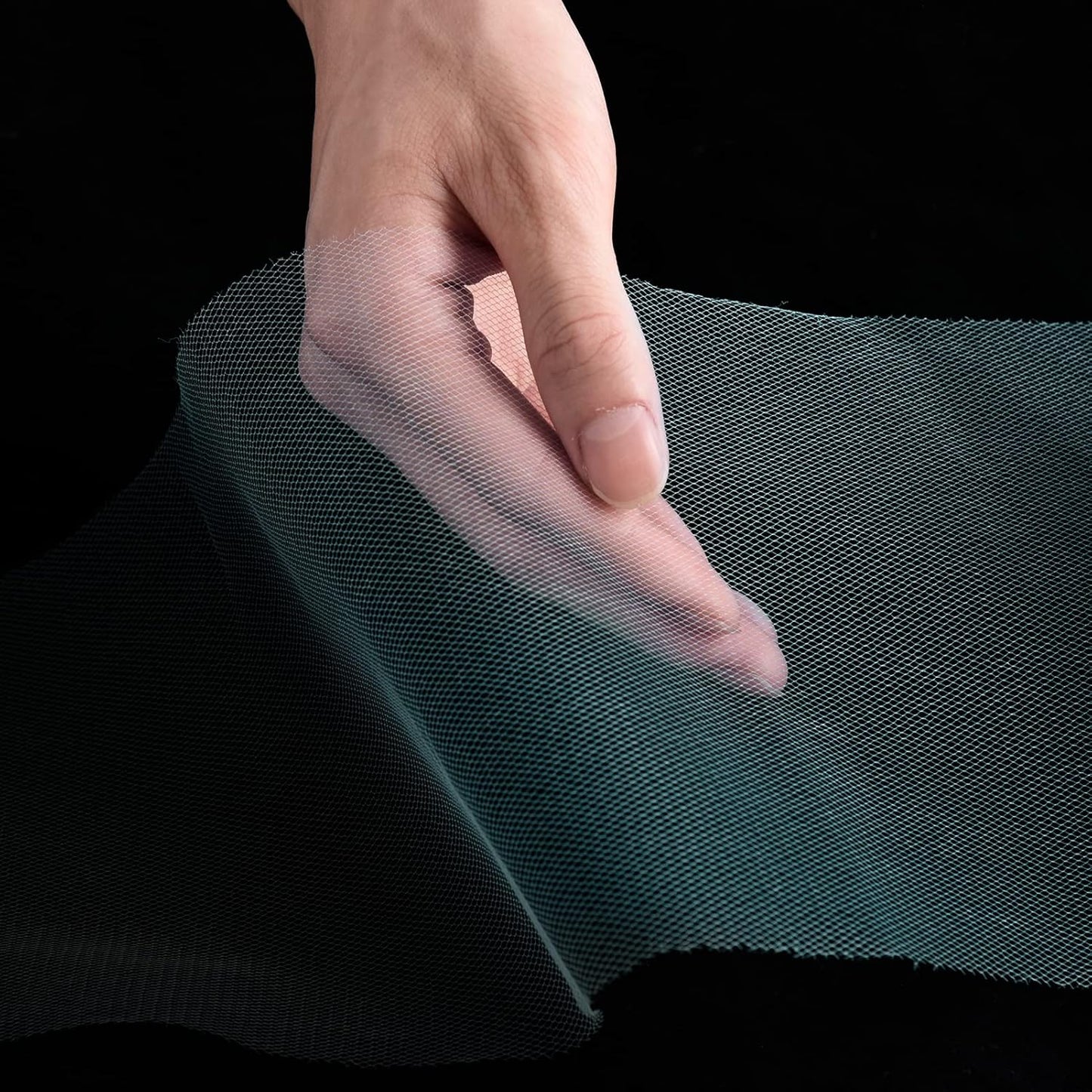 Tulle Fabric Roll, 6” by 200 Yards (600FT) Tulle Organza Fabric Spool for DIY Tutu Skirt Baby Shower Decor Wedding Backdrop Crafts Birthday Party Supplies (Turquoise)