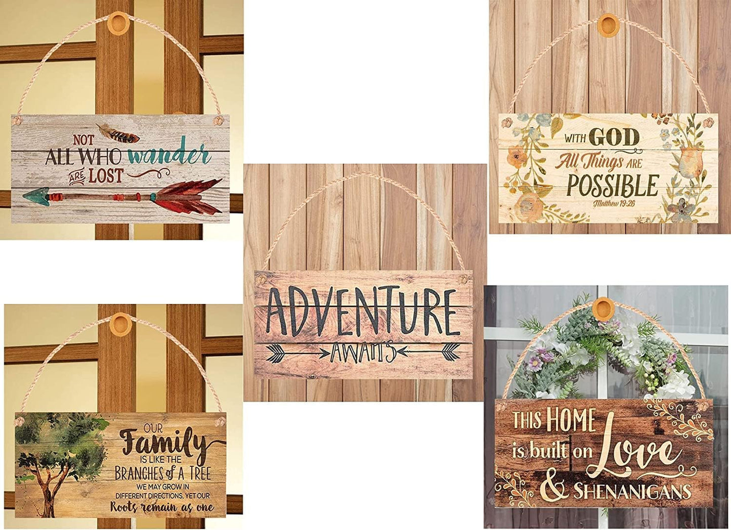 Rustic Wooden Signs Door Hanging Plaques with Saying No Soliciting, Seriously, Please Don't Make It Weird Sign Wall Art Decor Kitchen Cafe Pub Decor Gift 6x12 INCH