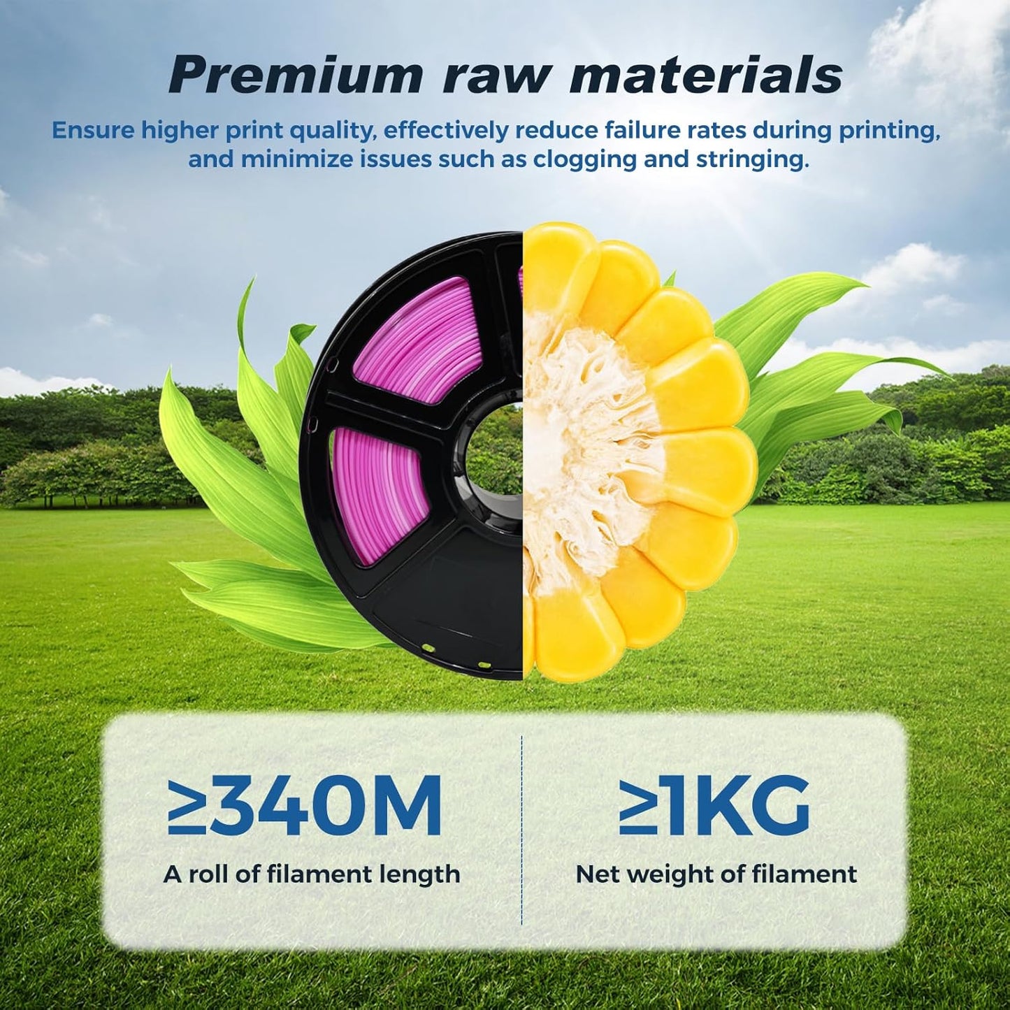 FLASHFORGE Rapid PLA Filament 1.75mm Pink White Gradient, 500mm/s High Speed Printing, 3D Printer Filament 1kg Spool, Dimensional Accuracy +/- 0.02mm, Enjoy Exceptional Print Quality