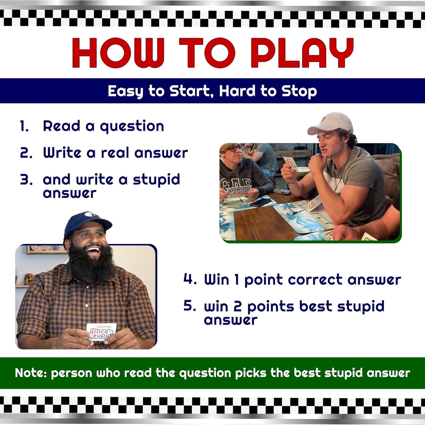 Trivia Card Game – Family Games for Adults & Teens, Hilarious Party Games for Family Game Night Fun, Educational & Challenging Trivia Cards & Adult Gifts for Birthdays & Celebrations