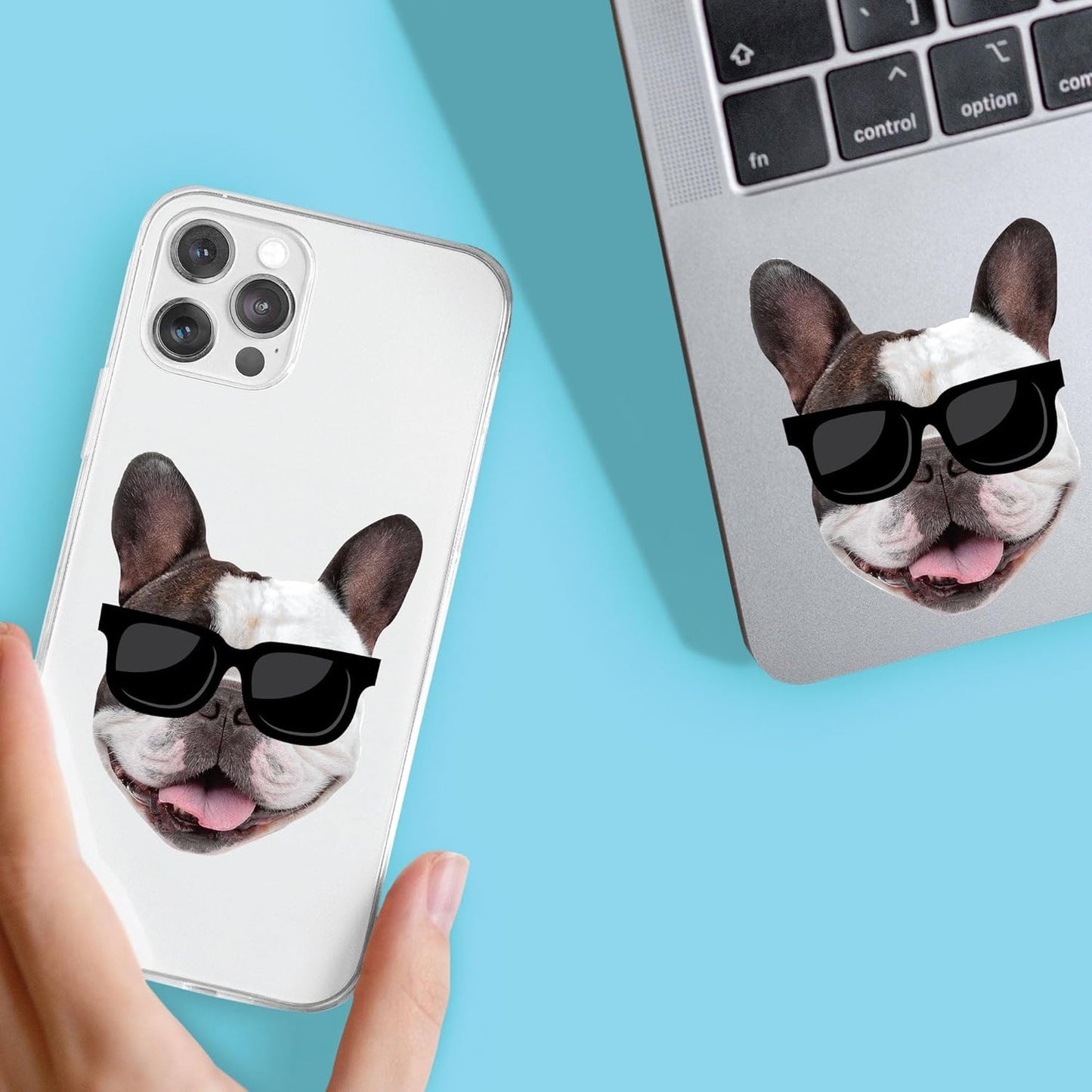 Big Dot of Happiness Custom Photo Sunglasses - Party Favors - Fun Face Cut-Out Stickers - Set of 24