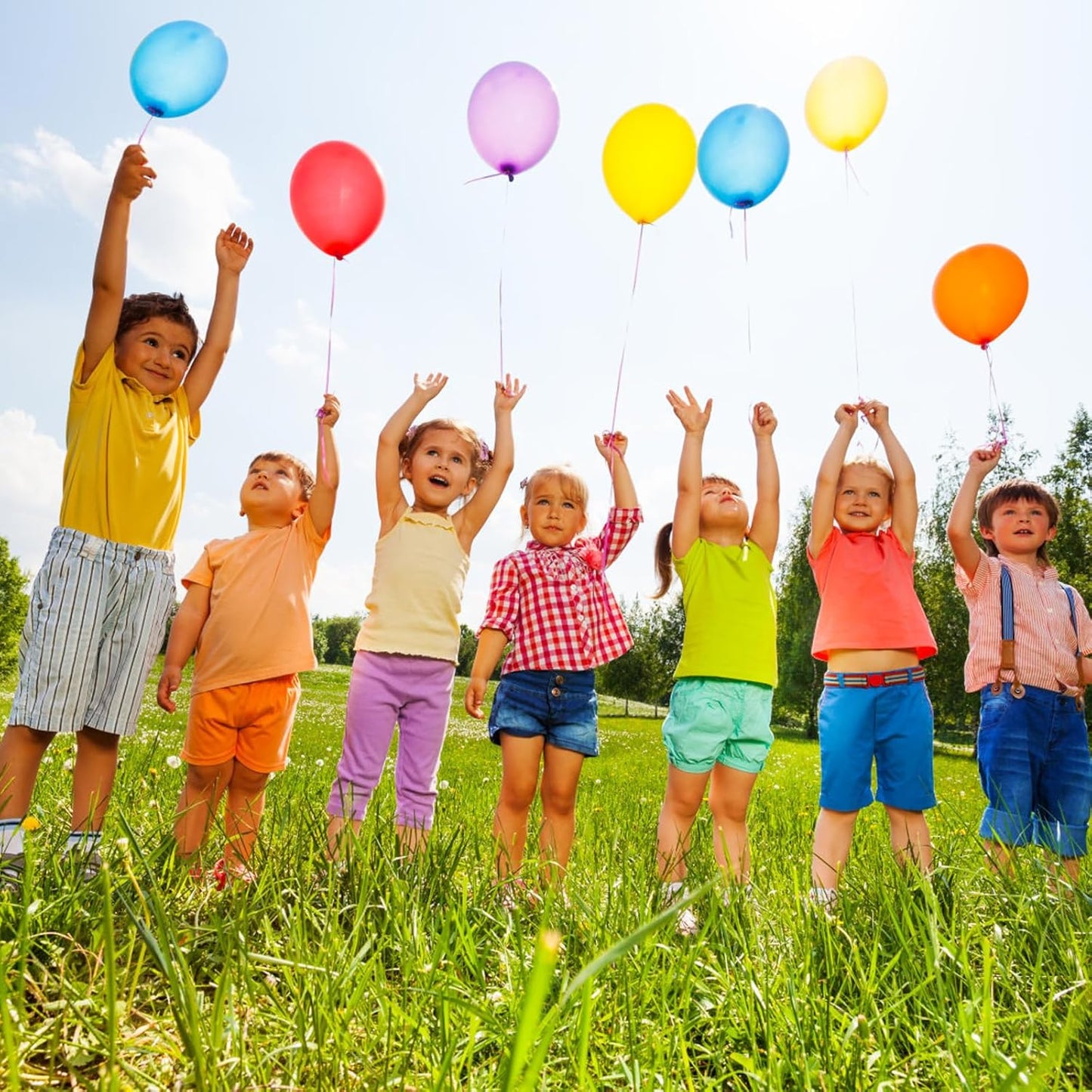 100 Pack Balloons, 12 inch Balloons Assorted Colors for Birthday, Party, Wedding, Anniversary and Vacation