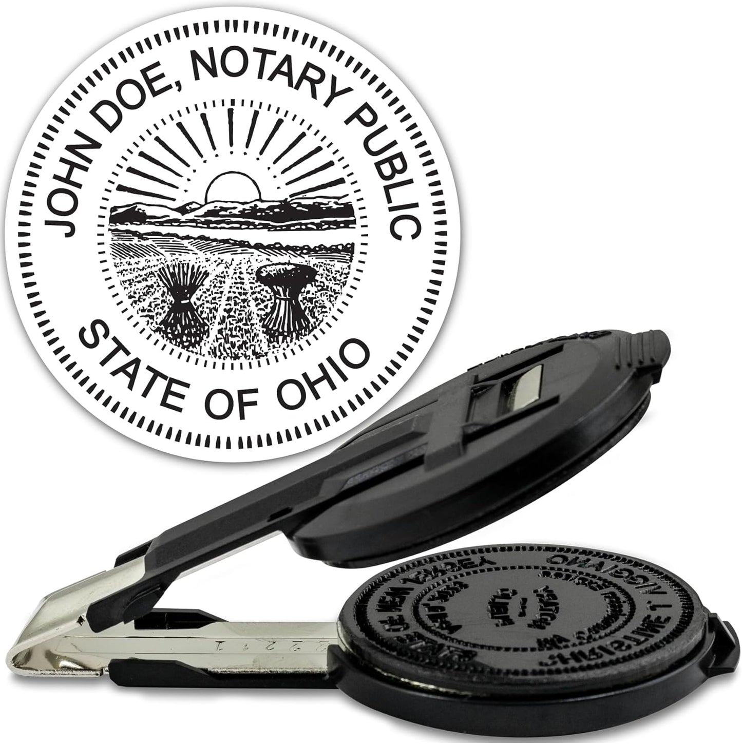 MaxMark Insert Only for Notary Seal Round Embosser for Ohio State