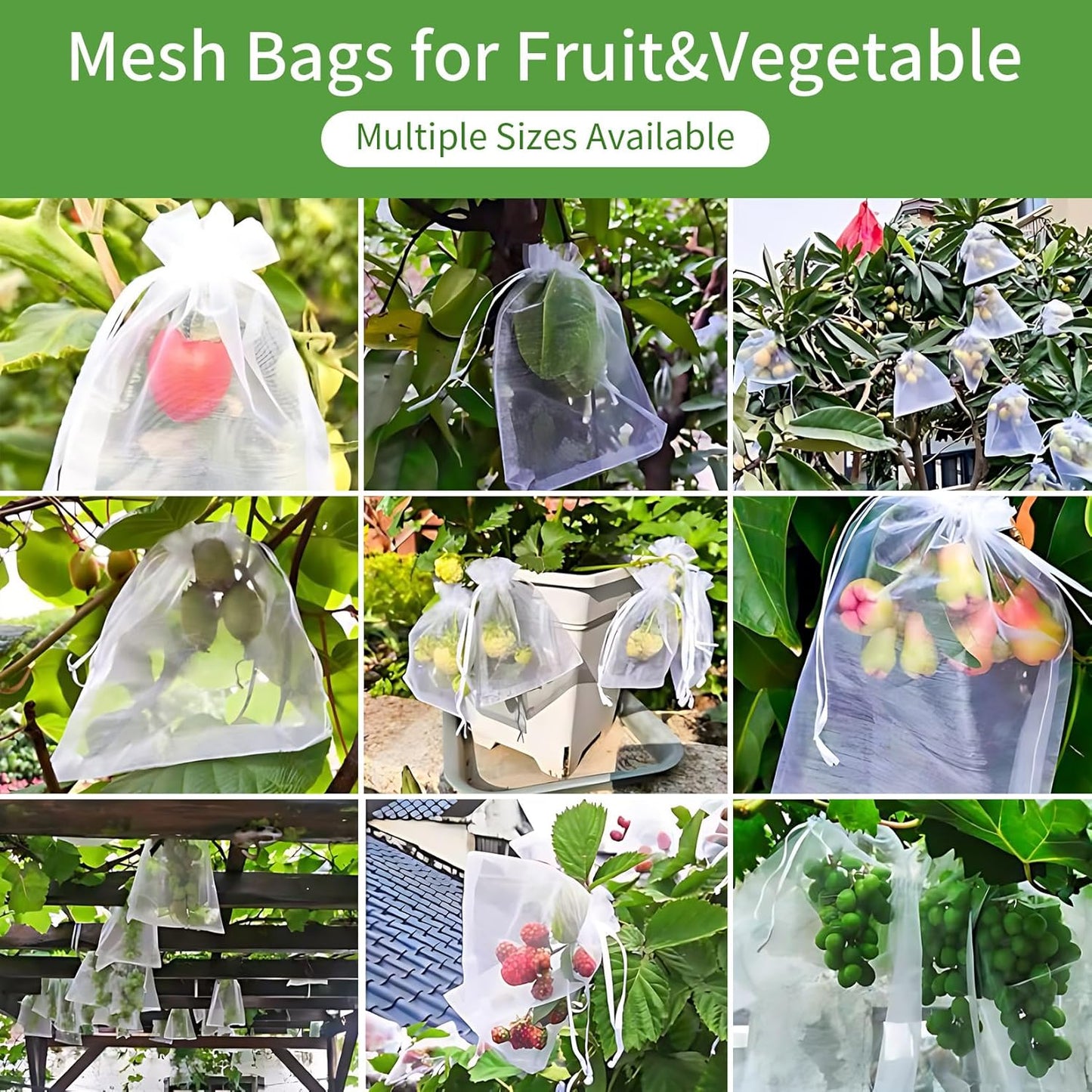 50 Pcs Pink Organza Bags 6x9 Inch, Mesh Drawstring Pouch Bags for Gifts, Jewelry, Wedding Party Favors