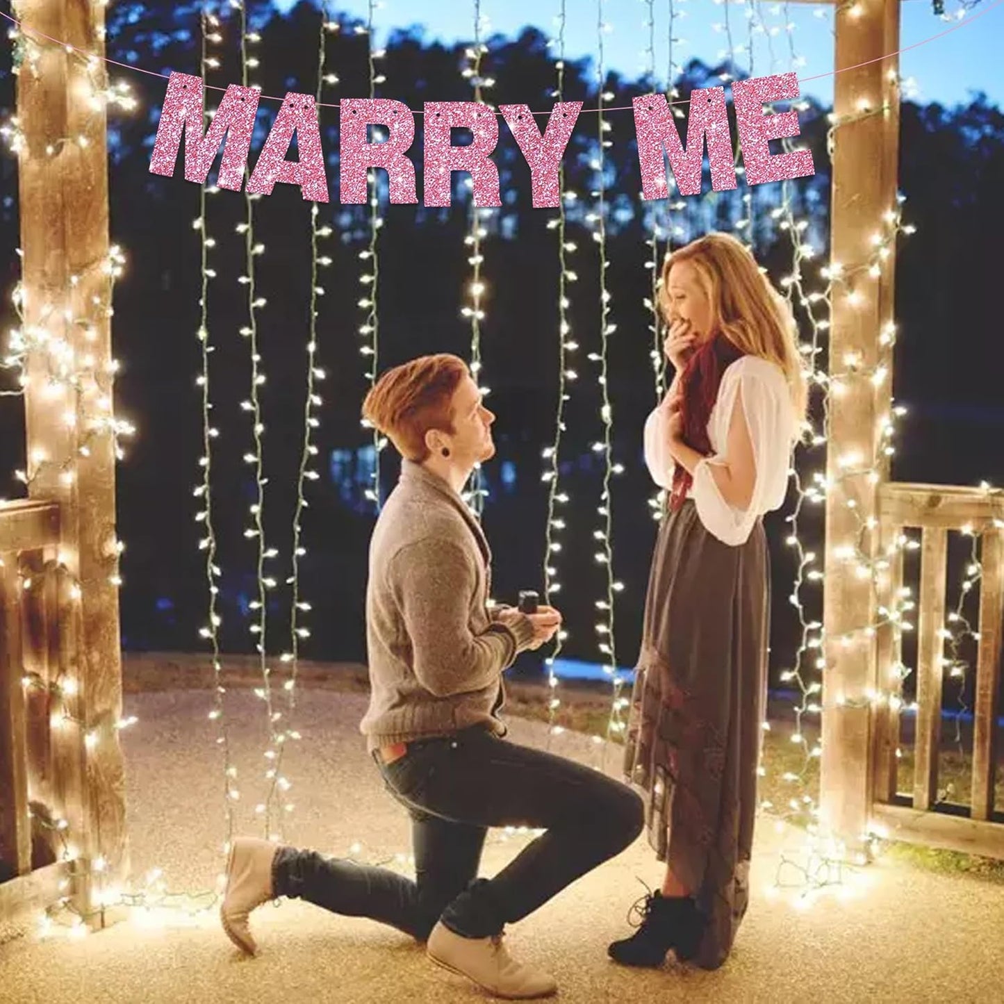 BEISHIDA 116 PCS A-Z Glitter Pink DIY Letter Banner Kit Make Your Own Banner,Including 111 Letters and Numbers 3 Rope and 2 Threading Device,Customized for Birthday Graduation Wedding Party Decor