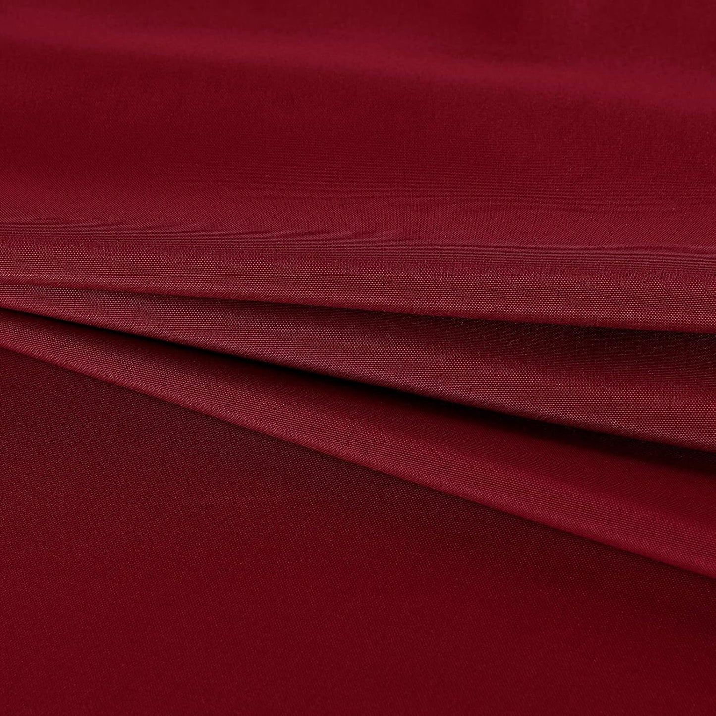 Fitable Rectangle Tablecloth Stain and Wrinkle Resistant Washable Polyester Table Cloth for Buffet Parties and Camping (60x84 inch, Red)