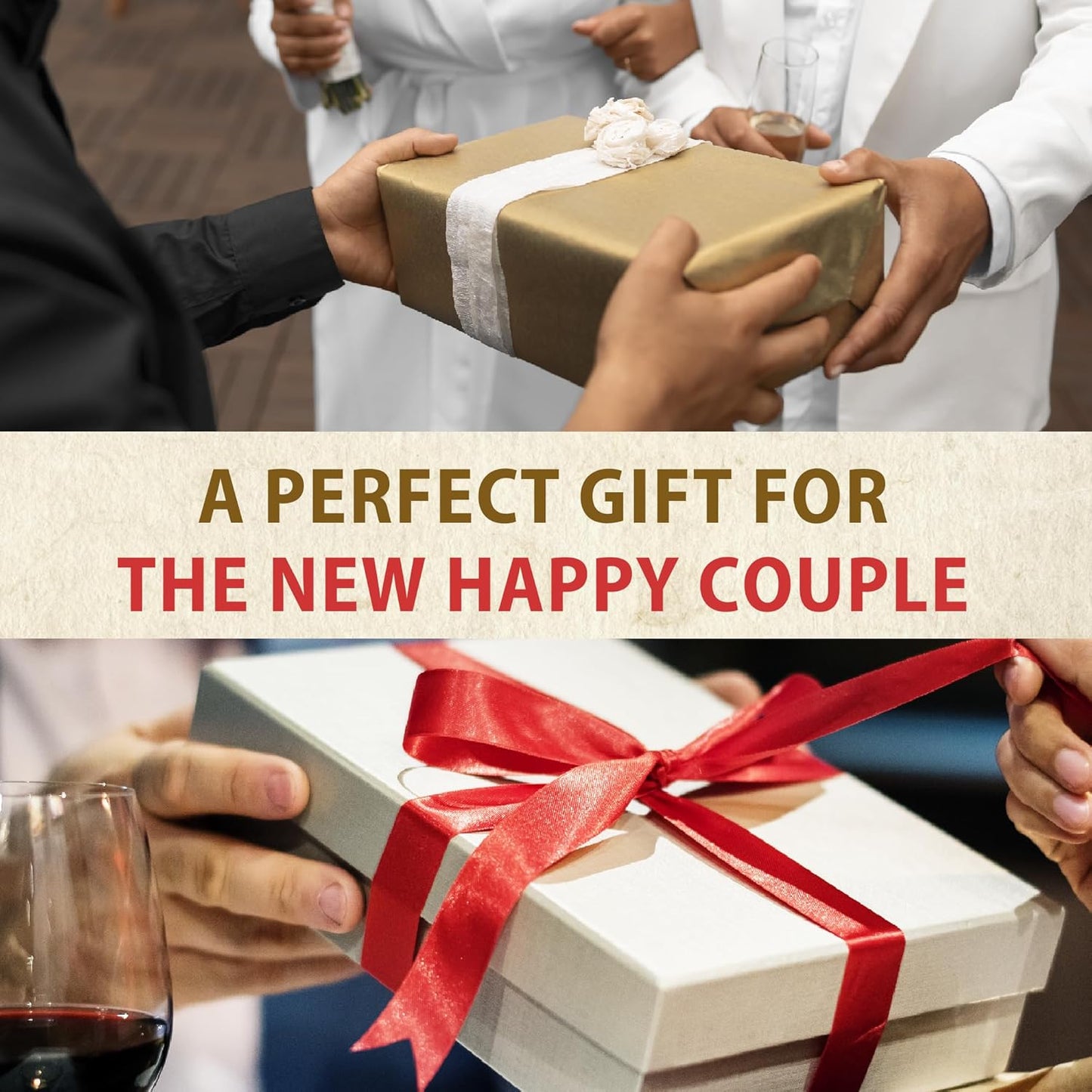 Minimalism Advice and Wishes for the Mr and Mrs - 50 Packs Wedding Advice Cards Bridal Shower Game Cards with Box Reception Guest Book for Bride Groom Newlywed Engagement Party Decoration -A03