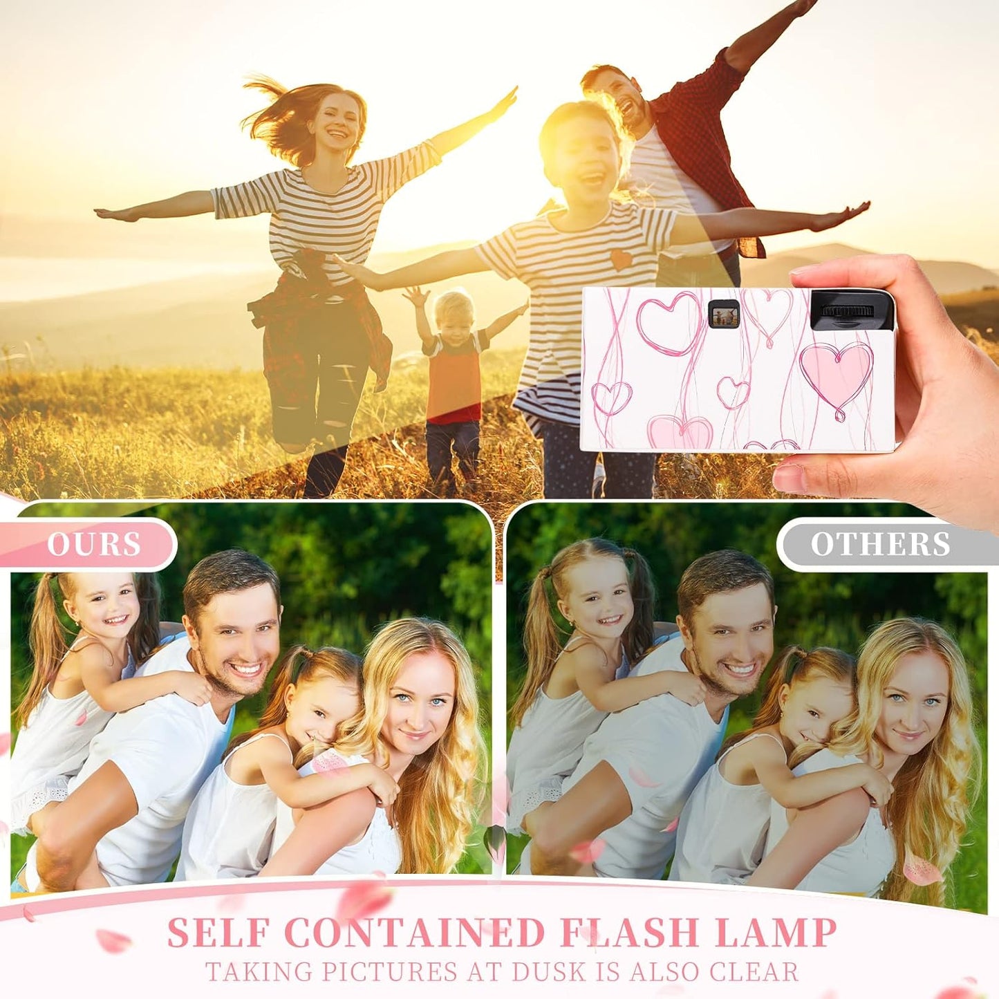 8 Pack Disposable Camera Bulk for Wedding 35mm Film Single Use Camera with Flash for Gathering Travel Anniversary Honeymoon Camp Party Supply