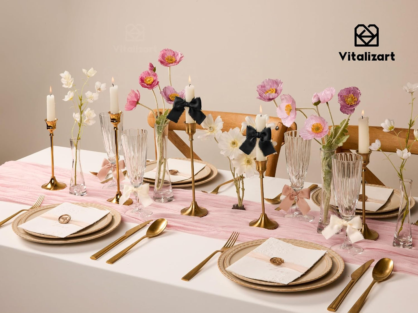 Vitalizart Silk Like Satin Ribbon 1 inch x 30 Yard Black Handmade Frayed Ribbons for Gift Wrapping Baby Shower Wedding Bridal Bouquets Holiday Decor