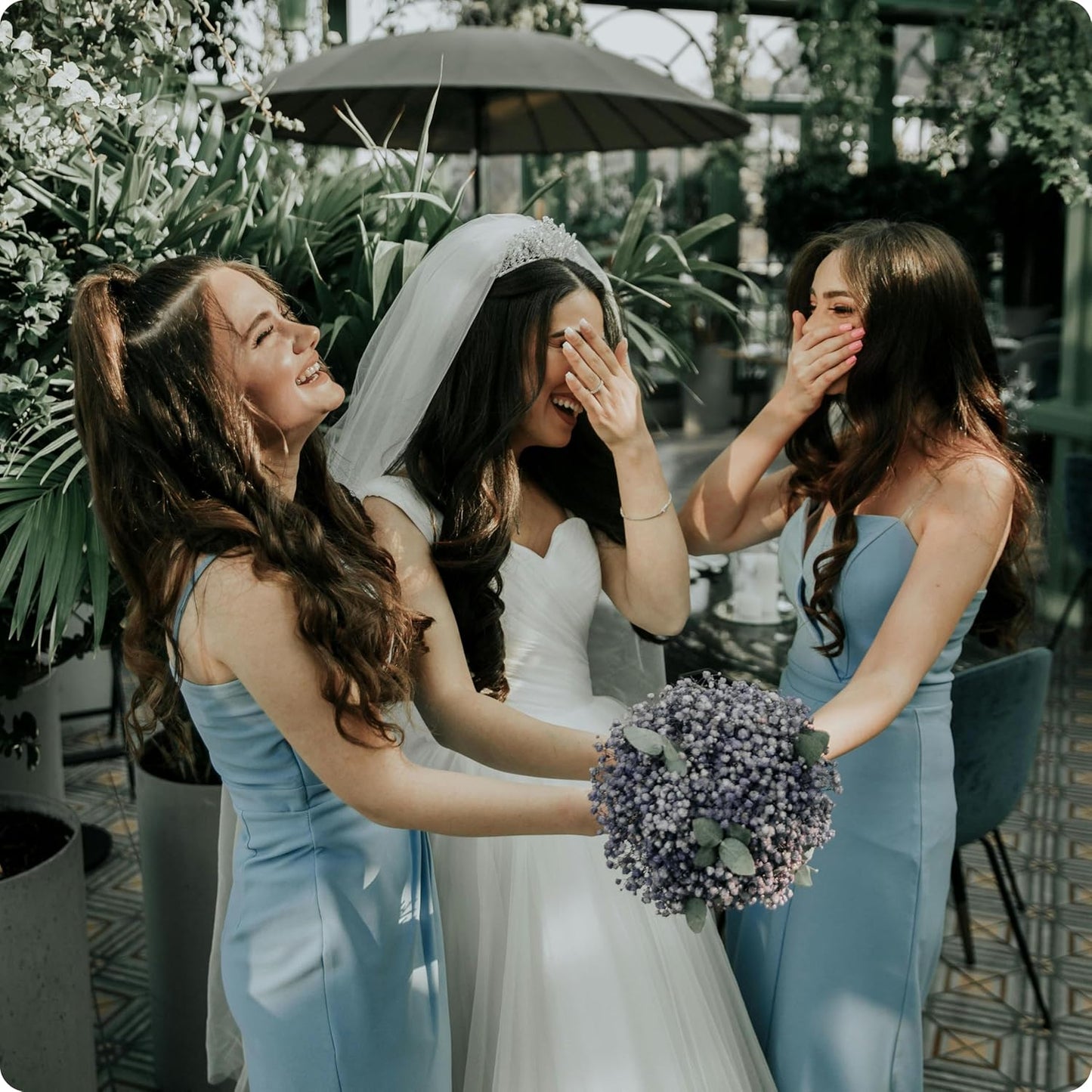 Bridesmaid Scrunchies Proposal Gifts Bachelorette Hair Claws Clips Girls heart sunglasses for Wedding Party Favors (White&Pink)