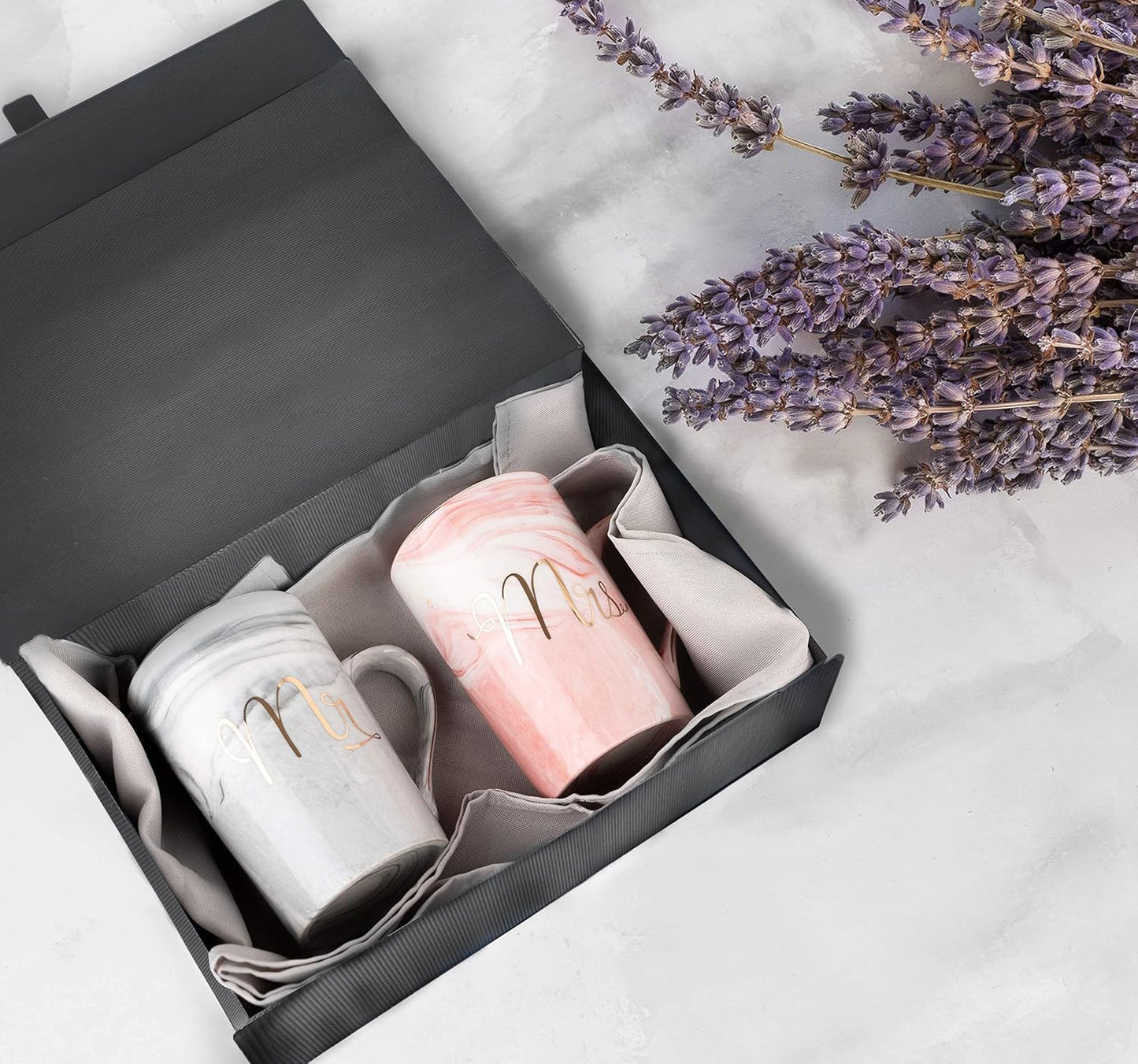 Hard Gift Box With Magnetic Closure Lid - 10.5"x7"x3" Pack Of 5 Ribbed Rectangle Favor Boxes For Wedding, Bridesmaid, Groomsman Proposal, Clothing (5 Boxes)