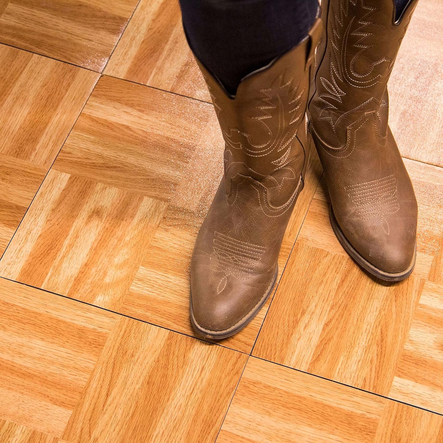 IncStores 12" x 12" Practice Dance Tiles (Oak, 36-12"x12" Tiles)