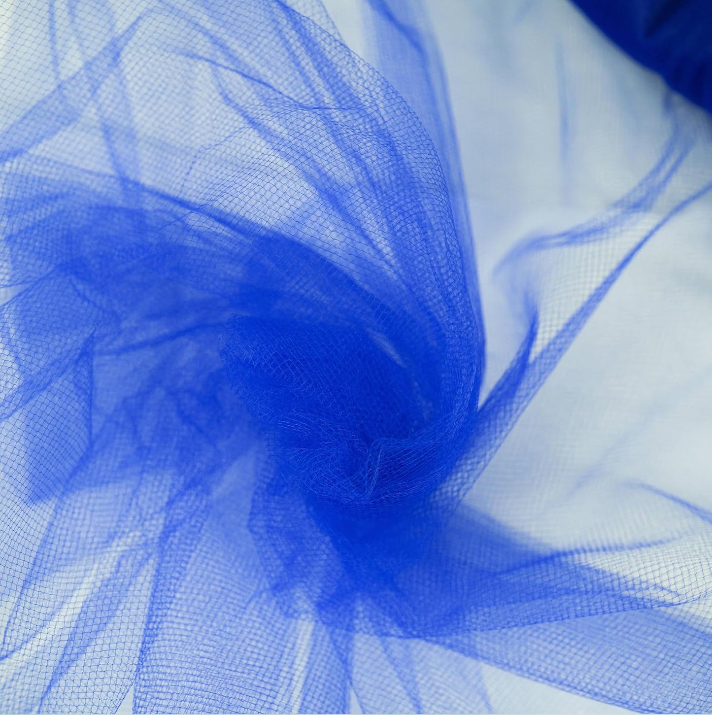 Craft And Party, Royal Blue Fabric Tulle Roll 54 Inch by 40 Yards (120 ft) Fabric Tulle Bolt for DIY Tutu Skirt, Wedding and Decoration (Royal Blue)