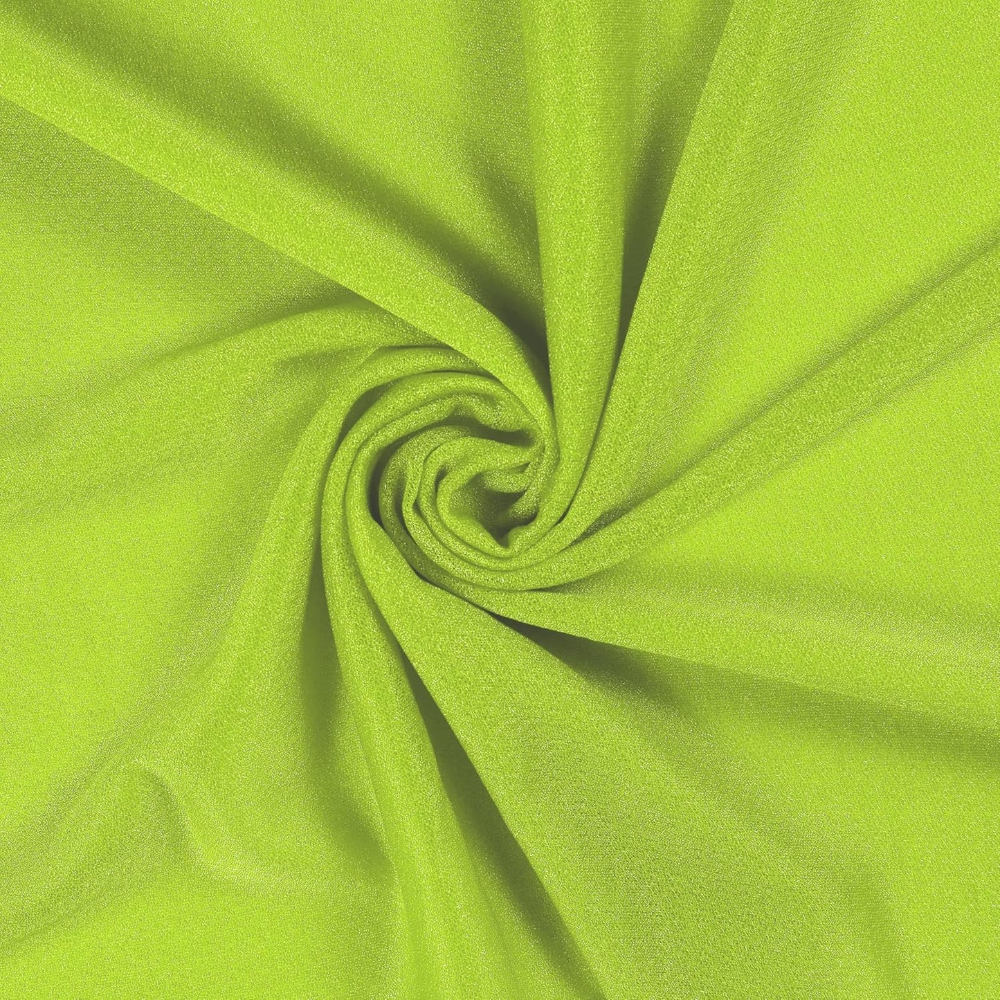 VDS Pack of 1 Panel (30 Inch X 40 Feet) Wedding Arch Draping Fabric Sheer Chiffon Fabric Drapery for Wedding Ceremony Reception Swag Backdrop Canopy Chuppah ARBO Altars Decoration (Parrot Green)