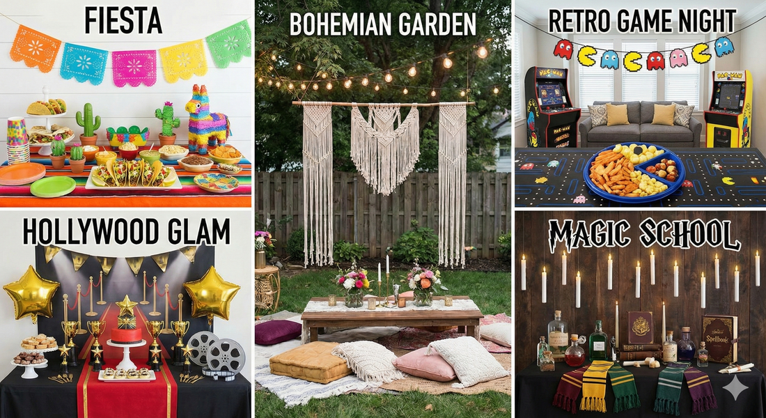 Top 5 Most Popular Home Party Themes in the US and Decor Ideas
