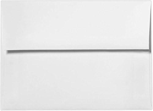 LUXPaper A10 Invitation Envelopes | Peel & Press | 6" x 9 1/2" | White | 80lb. Text | 50 Qty