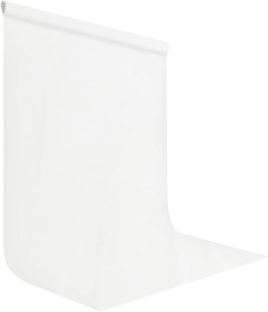 White Screen Backdrop for Photography 6x9ft Zoom Meeting, Game Live Steaming Photo Studio Shooting Props High Density Fabric Background