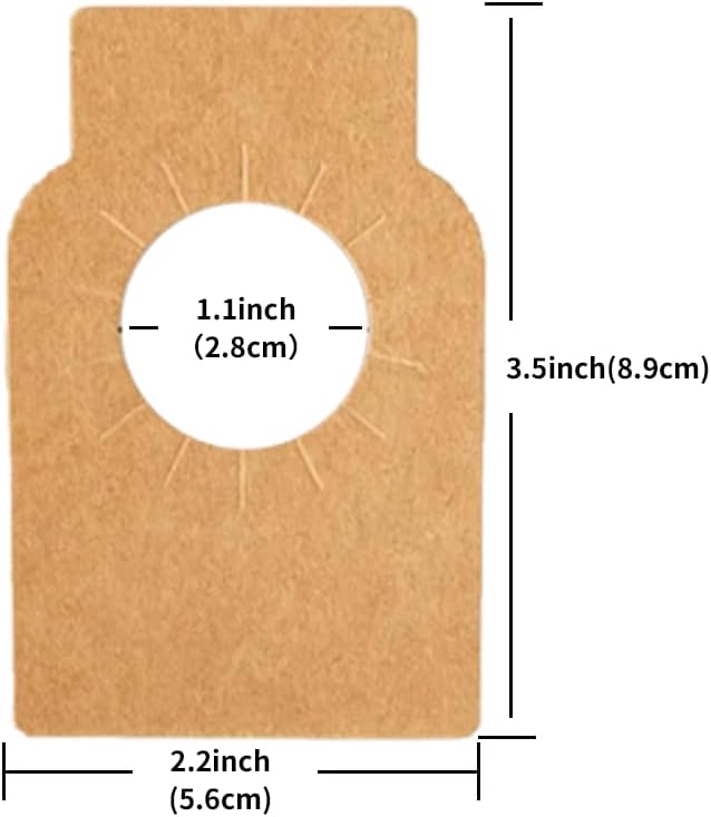 200 PCS Wine Bottle Tags –Paper Hanging Cellar Labels for Bottle Neck, Double-Sided Writable Gift Tags for Wine Racks, Champagne & Homebrew Organization (Kraft)