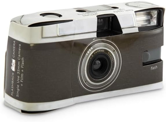 Weddingstar Disposable Camera with Flash - Single Use 35mm Film Camera for Wedding or Party Favors - Vintage