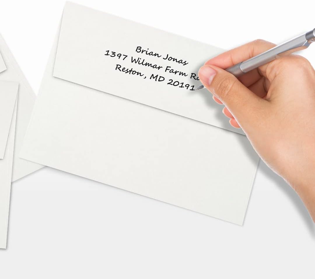 LUXPaper A7 Invitation Envelopes | Peel & Press | 5 1/4" x 7 1/4" | Natural White | 80lb. Text | 100% Cotton | 500 Qty