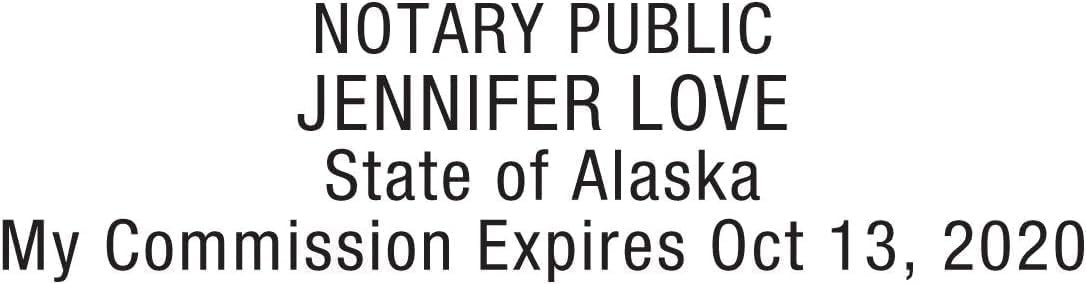 MaxMark Notary Stamp for State of Alabama - Self Inking Stamp