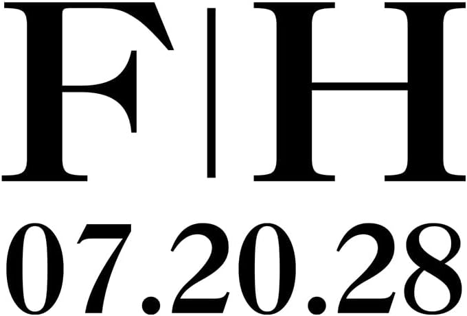 Personalized Wedding Embosser | Custom Made with Initials or Monograms for Couples | Elegant Designs for Stationery, Invitations, Napkins, and More (Design 8)