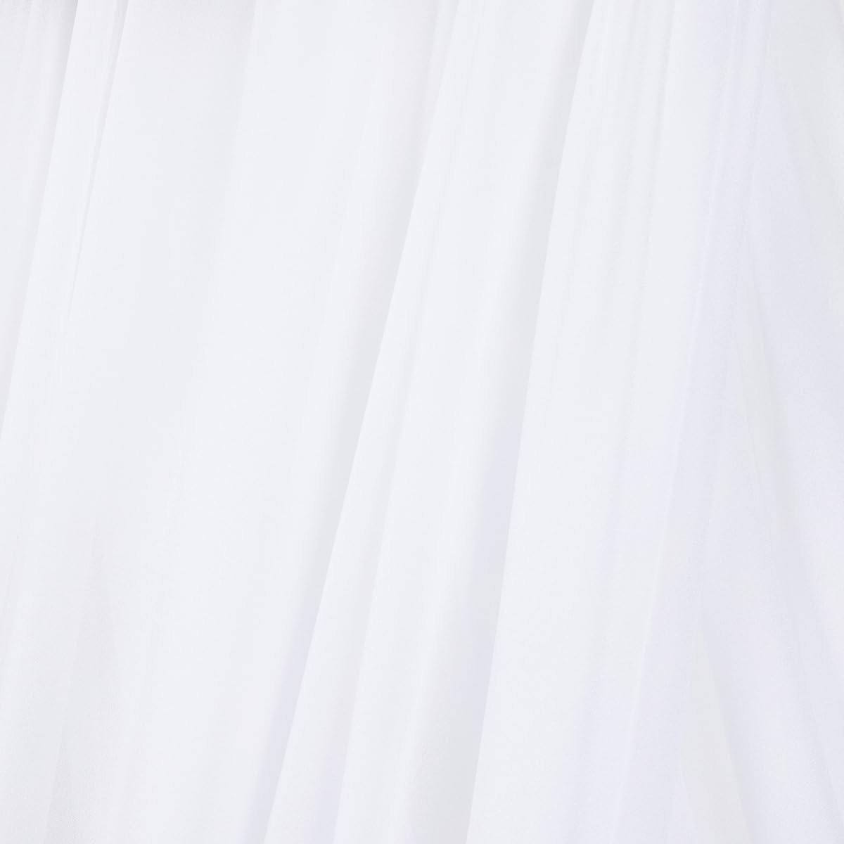 MLMC White Wedding Arch Draping Fabric 2 Panels 29" x 20 FT Extra Long Gauze Drapes Sheer Backdrop Curtains 6.6 Yards Outdoor Drapery Panels for Wedding Church Ceremony Ceiling Decoration