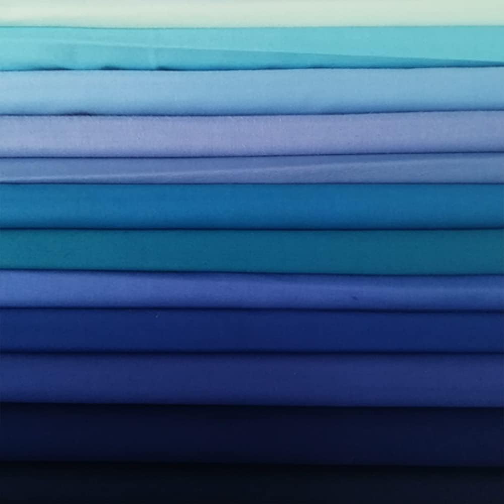 50 PCS 12" x 12" Precut Multi-Colors Cotton Fabric Squares Fabric Bundles for Sewing & Quilting Beginners