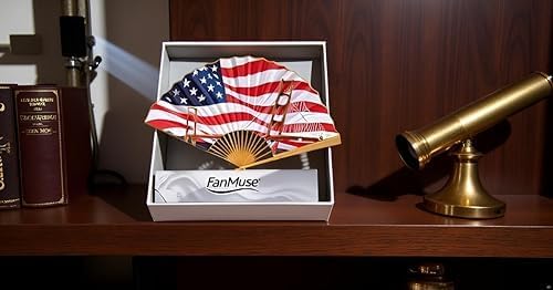 Folding Paper Hand Fan – Golden Gate Bridge Art Folding Fan, Decorative Handheld Paper Fan for Party, Wedding, Travel, Cooling, Home Décor, Gift & Collector Display