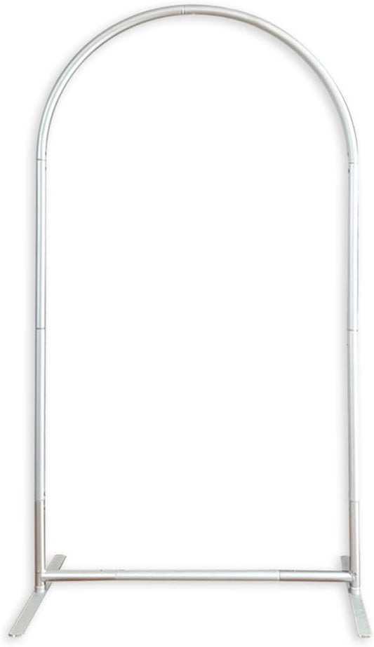 FiVan 2.7ft by 6ft Heavy Duty Trio Arch Backdrop Frame Stands for Party Covers