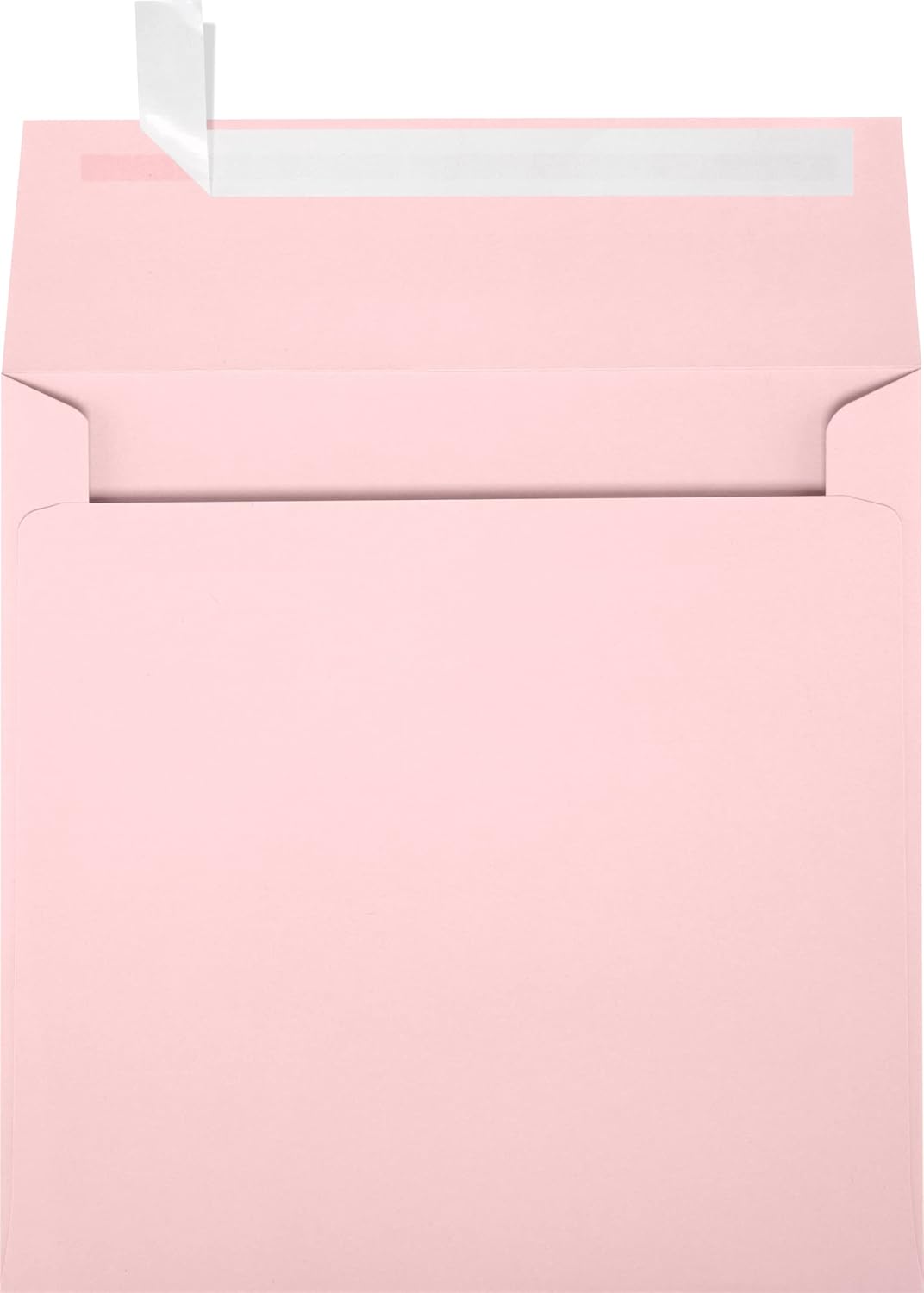 LUXPaper Square Invitation Envelopes | Peel & Press | 6 1/2" x 6 1/2" | Candy Pink | 80lb. Text | 50 Qty