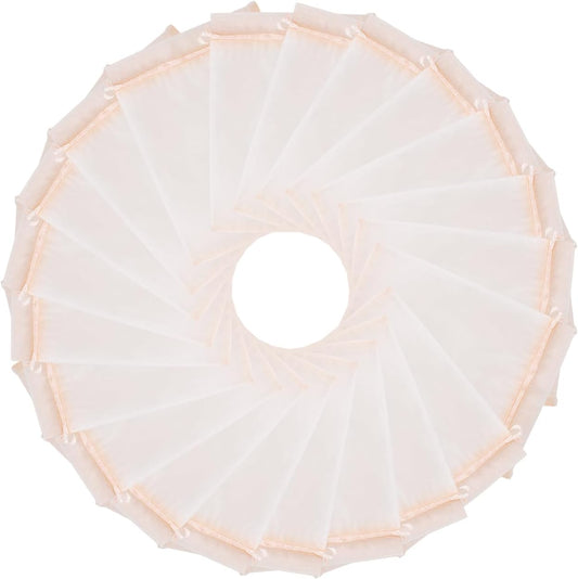 Wudygirl 100PCS Organza Bags Jewelry Bags Drawstring 5X7 Inch Favor Bags for Jewelry Candy Wedding Party(Peach 5X7)