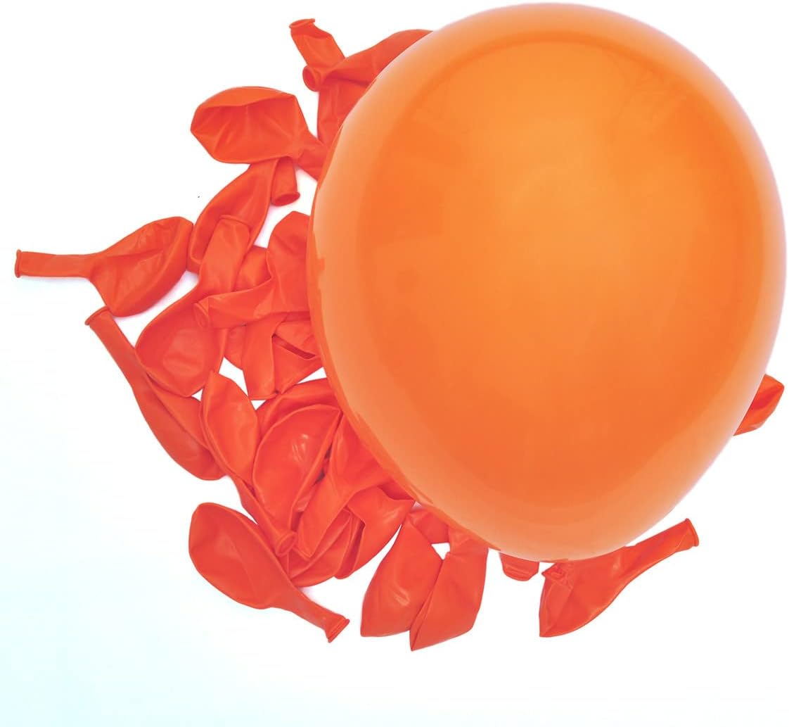 300 Pack Orange Balloons 12 inch Orange Latex Party Balloon Bulk for Various Party Events Decorations