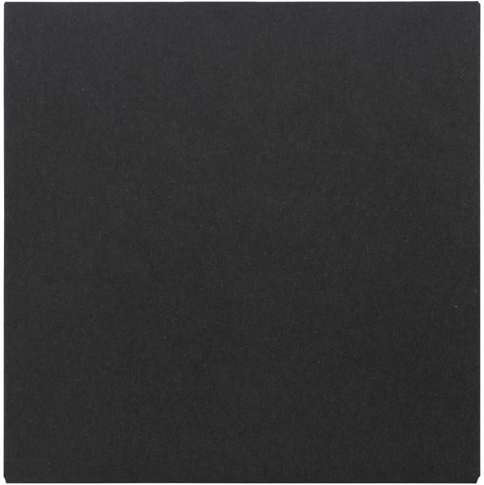 LUXPaper Square Invitation Envelopes | Peel & Press | 3 1/4" x 3 1/4" | Midnight Black | 80lb. Text | 50 Qty