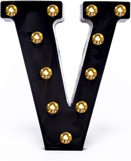 Foaky Black LED Marquee Number Lights Sign Light Up Marquee Number Lights Sign for Night Light Wedding Birthday Party Battery Powered Christmas Lamp Home Bar Decoration