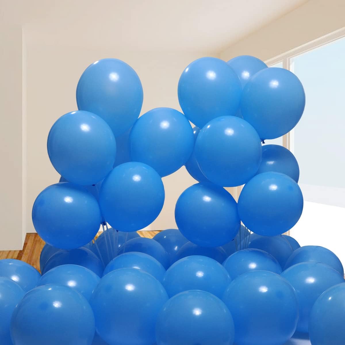 300 Pack Light Blue Balloons 12 inch Blue Latex Party Balloon Bulk for Various Party Events Decorations